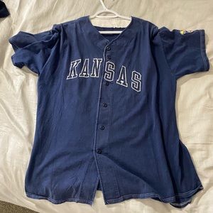 Awesome kansas Jayhawks T-shirt jersey. Vintage